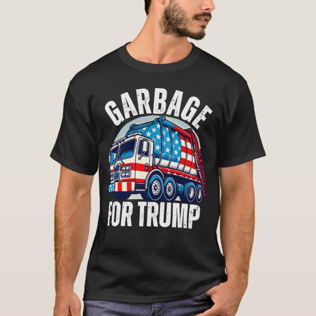 Camiseta Basura que apoya a Trump (Anverso)