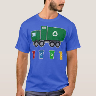 Camiseta Basura Sonriendo Camiones coloreados Día D de reci
