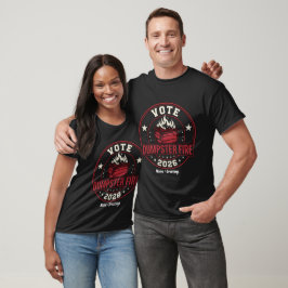 Camiseta Basurero de Votación Fuego 2026 Parodia Política S