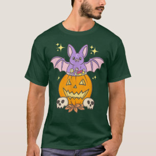 Camiseta Bat BatsCute Pastel Gótico Kawaii Anime Japonés