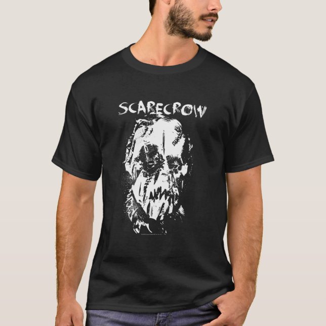 Camiseta Bat Begins Scarecrow Face (Anverso)