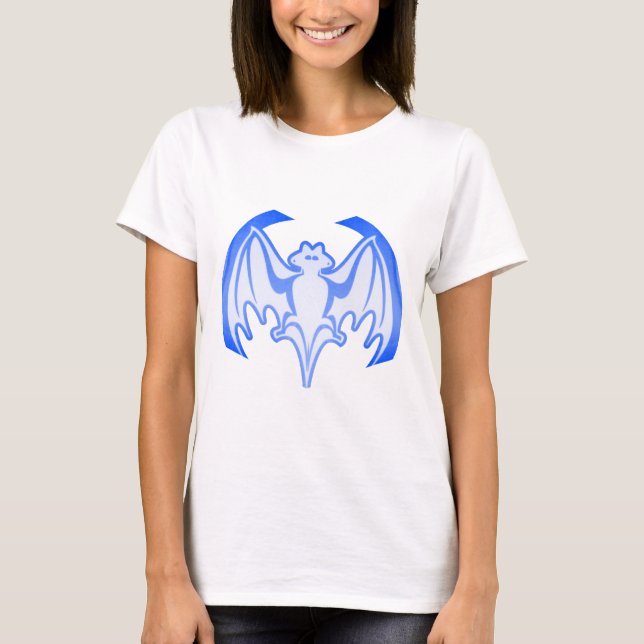 Camiseta Bat Blue Inv El MUSEO Regalos Zazzle (Anverso)