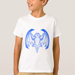 Camiseta Bat Blue Inv El MUSEO Regalos Zazzle