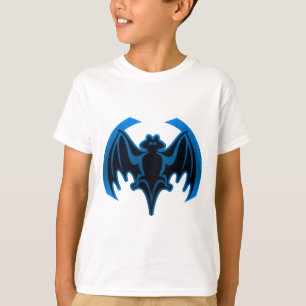 Camiseta Bat Blue the MUSEUM Zazzle Gifts