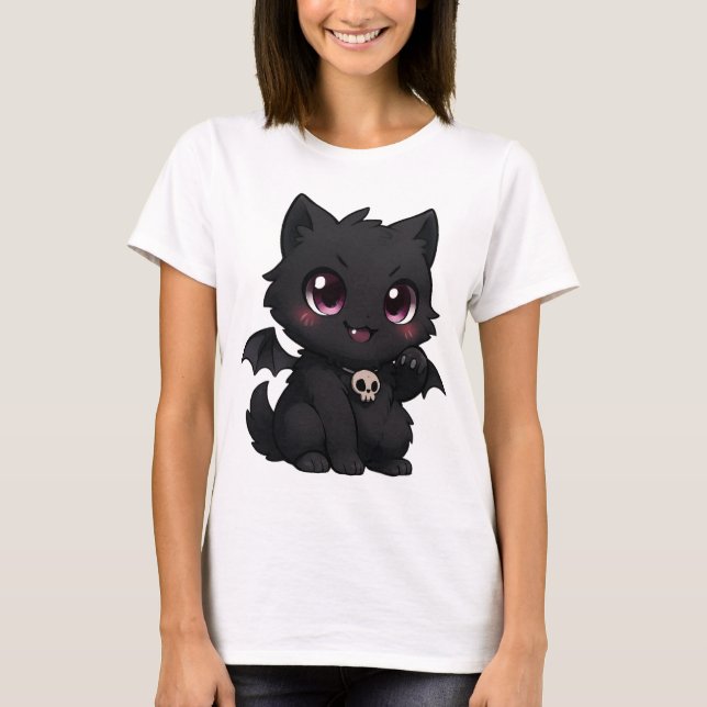 Camiseta - "Bat Cat Blaze" (Anverso)