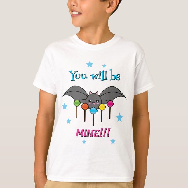 Camiseta Bat Craving Lollipops - You Will Be Mine (Anverso)