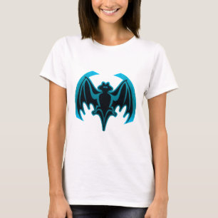 Camiseta Bat Cyan El MUSEO Regalos Zazzle