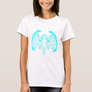 Camiseta Bat Cyan Inv El MUSEO Regalos Zazzle
