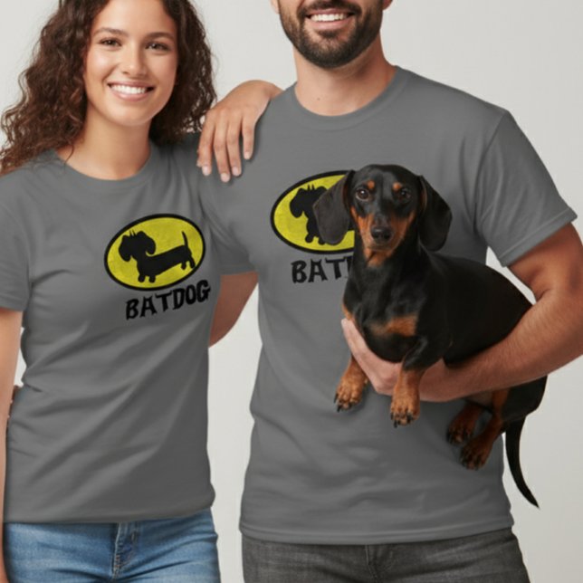 Camiseta Bat Dog | Superhéroe del perro vienés (Batdog super hero dachshund thsirts)