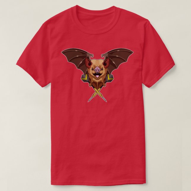 Camiseta Bat en Darts con Dart (Diseño del anverso)