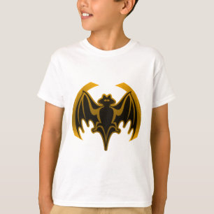 Camiseta Bat Gold Los Regalos Del MUSEO Zazzle