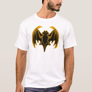 Camiseta Bat Gold Los Regalos Del MUSEO Zazzle