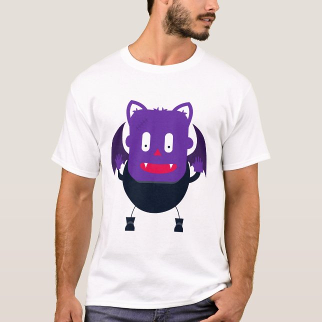 Camiseta Bat halloween (Anverso)