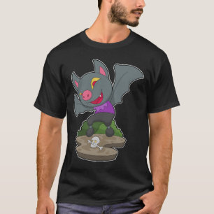 Camiseta Bat Halloween Skull