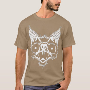 Camiseta Bat Lover Vampire Chiroptera Head Gótico Punk