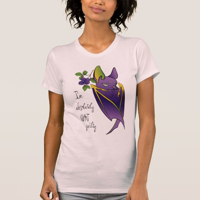 Camiseta Bat, no soy culpable (Anverso)