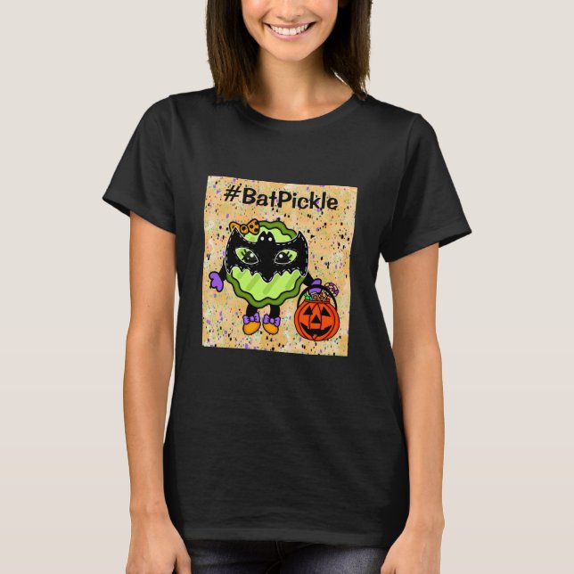 Camiseta Bat Pickle | Divertida morrada de Halloween (Anverso)