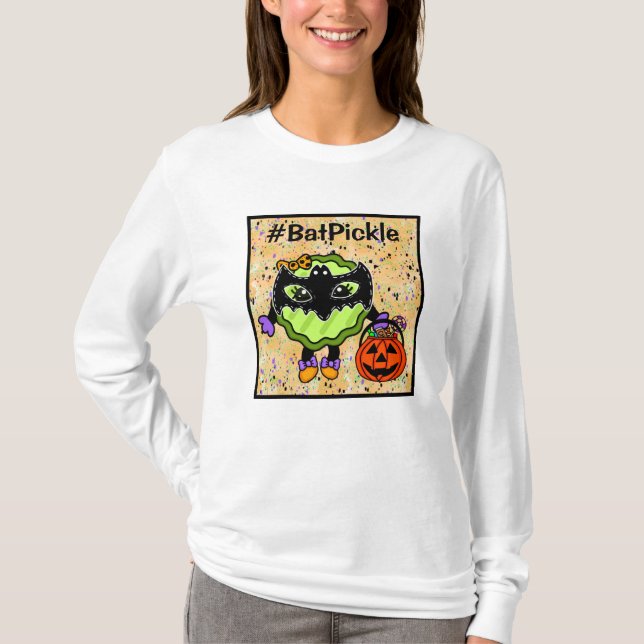 Camiseta Bat Pickle | Divertida morrada de Halloween (Anverso)