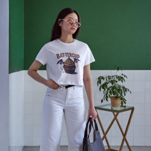 Camiseta Bat-tercup Graciosa tarta de Halloween