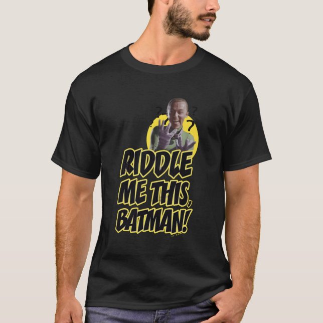Camiseta Bat Tv Show Riddle Me Esta Bat Riddler (Anverso)