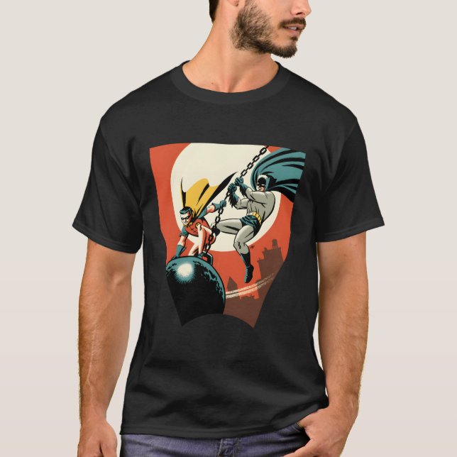 Camiseta Bat Y Robin Wrecking Ball (Anverso)