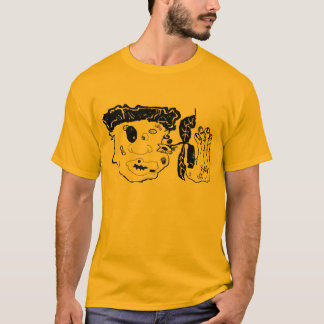 Camiseta bata para arriba el arte gráfico