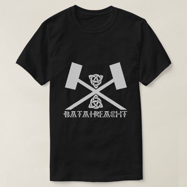 Camiseta Bataireacht Irish Stick Fighting Ireland Martial (Diseño del anverso)