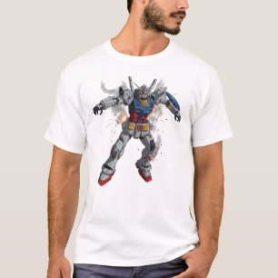 Camiseta Batalla dañada Gundam