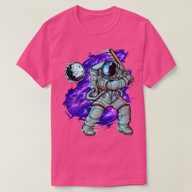 Camiseta Batalla de béisbol astronauta (Diseño del anverso)