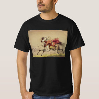 Camiseta Batalla de Blue Water Creek por Alfred Jacob Mille