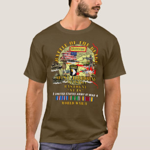 Camiseta Batalla de Bulge w Map w EUR SVC V1