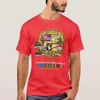 Camiseta Batalla de Bulge w Map w EUR SVC V1