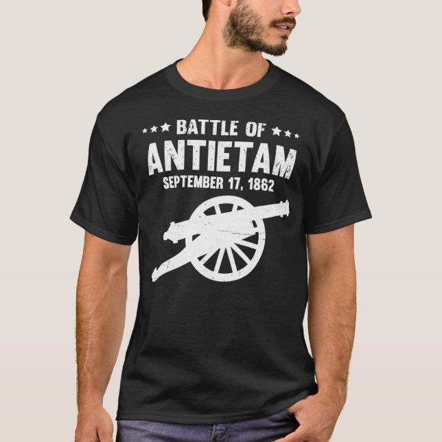 Camiseta Batalla de campo de batalla de Antietam Civil War (Anverso)