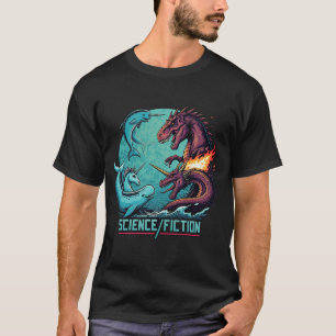 Camiseta Batalla de ciencia/ficción en el mar