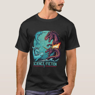 Camiseta Batalla de ciencia/ficción en el mar