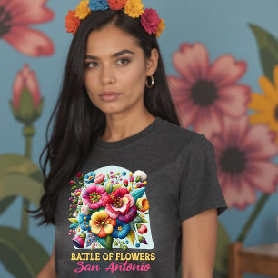 Camiseta Batalla de flores San Antonio Texas Fiesta Floral