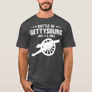Camiseta Batalla de Gettysburg Pennsylvania Estados Unidos
