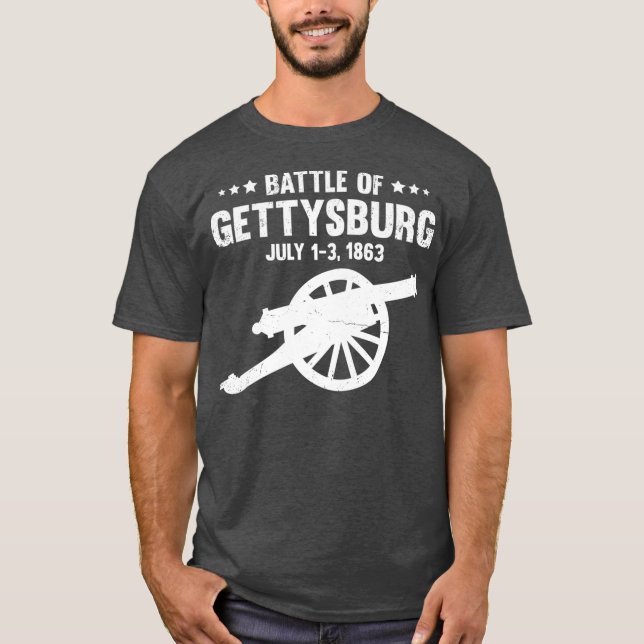 Camiseta Batalla de Gettysburg Pennsylvania Estados Unidos (Anverso)