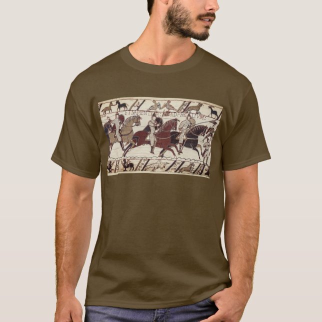 Camiseta Batalla de Hastings - Caballeros normandos (Anverso)