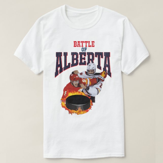 Camiseta Batalla De Hockey De Alberta (Diseño del anverso)