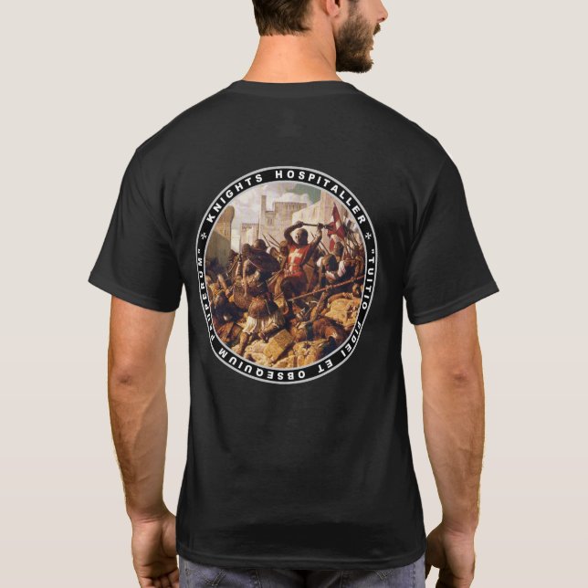 Camiseta Batalla de Hospitaller de los caballeros en la (Reverso)