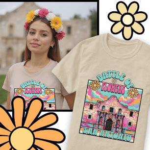Camiseta Batalla de las flores San Antonio Álamo Texas Fies