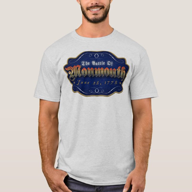 Camiseta Batalla de Monmouth Shirt_American (Anverso)