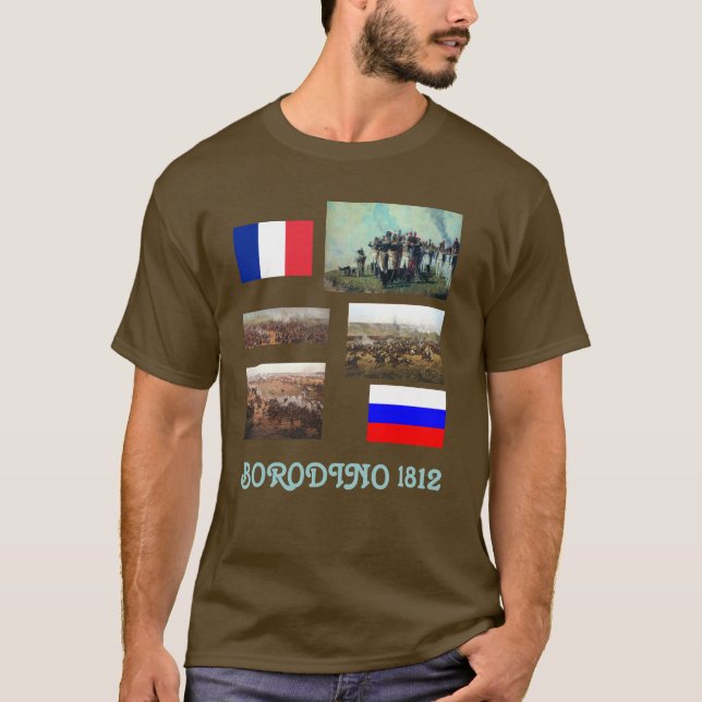 Camiseta Batalla de Napoleon de Borodino (Anverso)