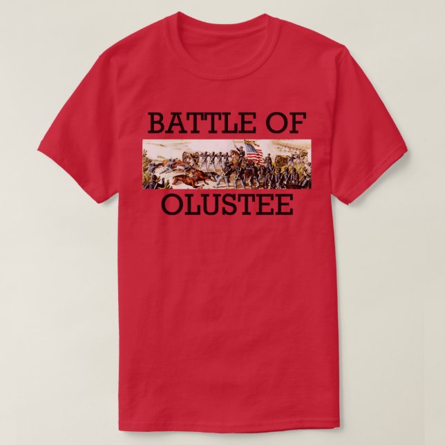 Camiseta Batalla de Olustee TShirt (Diseño del anverso)