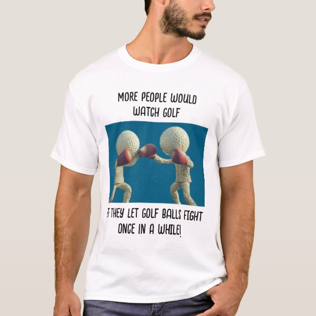 Camiseta Batalla de Pelotas de Golf (Anverso)