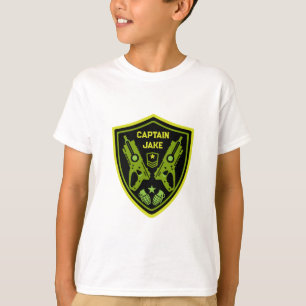 Camiseta Batalla de pistola de dardo de juguete para niños