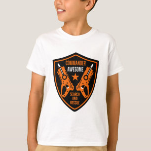 Camiseta Batalla de pistola de dardo para niños