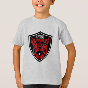 Camiseta Batalla de pistola de dardo para niños