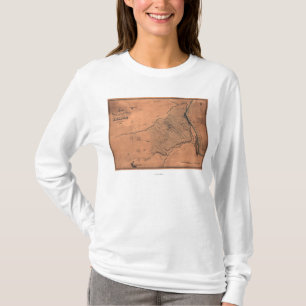 Camiseta Batalla de Shiloh - mapa panorámico 5 de la guerra